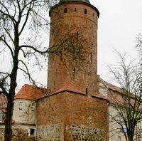 Wieża zamku w Świdwinie